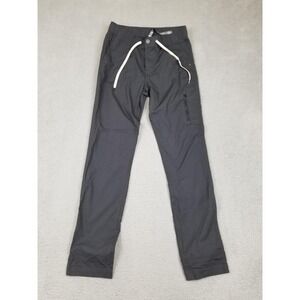 Vuori Charcoal Joggers with Cream Drawstring